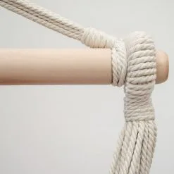 AMANKA Fauteuil Suspendu Pour Asseoir 2 Personnes Hamac 185x130cm Chaise 100% Coton Balançoire XXL 150kg Siège Pour Se Balancer Avec Pivot 360° Rayé Turquoise Et Marron - Bunt 9 AMANKA Fauteuil Suspendu Pour Asseoir 2 Personnes Hamac 185x130cm Chaise 100% Coton Balançoire XXL 150kg Siège Pour Se Balancer Avec Pivot 360° Rayé Turquoise Et Marron - Bunt -AMANKA Soldes Boutique 10752739 5