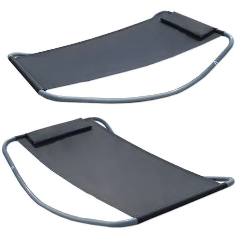 AMANKA Transats à Bascule XXL | Lit Pour Se Bronzer Et Balancer | Gris | Grande Ca. 200x130x32 Cm | Robuste Structure Métallique | Design Moderne Avec Coussin Inclus | Pour La Maison Et Le Jardin - Grau 1 AMANKA Transats à Bascule XXL | Lit Pour Se Bronzer Et Balancer | Gris | Grande Ca. 200x130x32 Cm | Robuste Structure Métallique | Design Moderne Avec Coussin Inclus | Pour La Maison Et Le Jardin - Grau