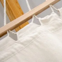 AMANKA Support En Bois Pour Hamacs 310x120cm Avec Hamac XXL Max. 200kg Beige - Beige -AMANKA Soldes Boutique 10973926 4