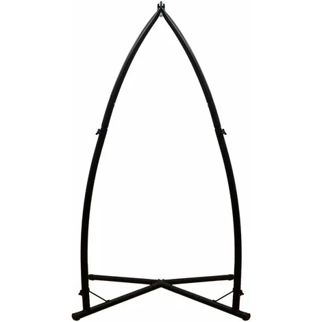 AMANKA Support Pour Fauteuil Suspendu 215 Cm | Soutien Pour Accrocher Balancelle Et Chaises Suspendues | En Acier Couleur Noir | Poids Max Supporté 120 Kg | Pour Internes Et Externes - Schwarz 4 AMANKA Support Pour Fauteuil Suspendu 215 Cm | Soutien Pour Accrocher Balancelle Et Chaises Suspendues | En Acier Couleur Noir | Poids Max Supporté 120 Kg | Pour Internes Et Externes - Schwarz – Image 4