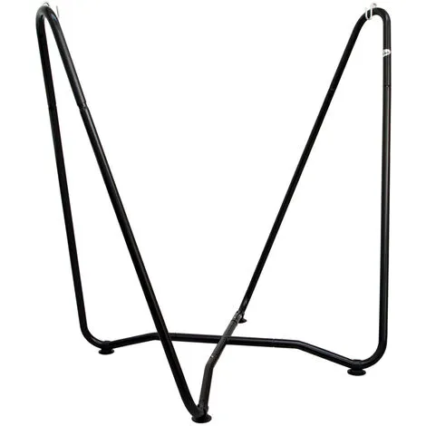 AMANKA Support Pour Fauteuil Suspendu 155 Cm | Soutien Pour Accrocher Balancelle Et Chaises Suspendues | En Acier Couleur Noir | Poids Max Supporté 150 Kg | Pour Internes Et Externes - Schwarz 2 AMANKA Support Pour Fauteuil Suspendu 155 Cm | Soutien Pour Accrocher Balancelle Et Chaises Suspendues | En Acier Couleur Noir | Poids Max Supporté 150 Kg | Pour Internes Et Externes - Schwarz – Image 2