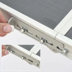 AMANKA Table Pliante 120x60x70cm Meuble De Camping Pique-nique Portable En Aluminium - Anthrazit -AMANKA Soldes Boutique 10974303 5