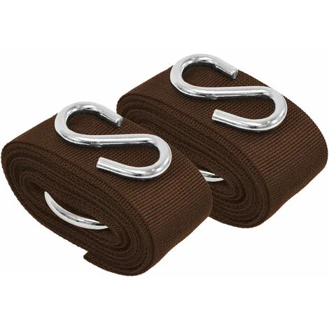 AMANKA Fixation D`hamac Bande Brune - Braun 3 AMANKA Fixation D`hamac Bande Brune - Braun – Image 3