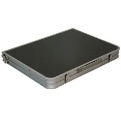 AMANKA Table De Camping Portable 3kg Pliante En Mallette Pour Pique-nique Plage Jardin 90x60cm Réglable En Hauteur En Aluminium Gris Foncé - Grau -AMANKA Soldes Boutique 10978008 4