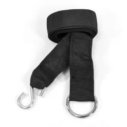 AMANKA Kit Fixation Hamac Arbre Kimba Incl 2 Sangles En Polyester Résistants Aux UV 3,2m Long 5cm Large Et 2 Crochets S En Acier Poids Supporté 250kg - Schwarz -AMANKA Soldes Boutique 10978011 3