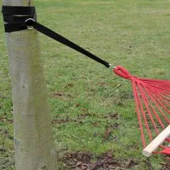 AMANKA Kit Fixation Hamac Arbre Kimba Incl 2 Sangles En Polyester Résistants Aux UV 3,2m Long 5cm Large Et 2 Crochets S En Acier Poids Supporté 250kg - Schwarz -AMANKA Soldes Boutique 10978011 5