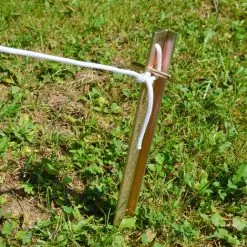 AMANKA Set 4 Piquets XL Acier Galvanisé 300x25mm Sardines En T Avec 2 Trous Pour Grandes Tentes De Camping Terrain Dur - Rot -AMANKA Soldes Boutique 10978095 5