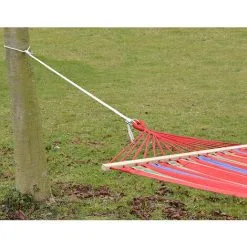 AMANKA Ensemble Pour Accrocher Votre Hamac Aux Arbres | Corde De 6 M | Poids Maximum Supporté 160 Kg | Kit Complet - Rot -AMANKA Soldes Boutique 10987152 5