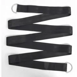 AMANKA Kit Pour Suspendre Une Balancelle 150kg à Un Arbre 1x Sangle 300x5cm Corde Noir - Schwarz -AMANKA Soldes Boutique 11606998 3