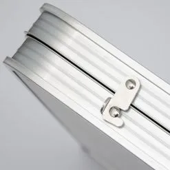 AMANKA Table De Camping Pique-nique Pliable Réglable En Hauteur 120x60x70cm En Aluminium Pliant Format Mallette Gris Clair - Grau -AMANKA Soldes Boutique 12879275 4