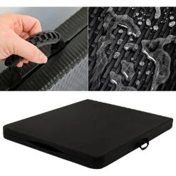 AMANKA Table De Jardin Pliante 180 X 74 Cm - 6 Personnes - Table à Manger Noire - Schwarz -AMANKA Soldes Boutique 18815876 5