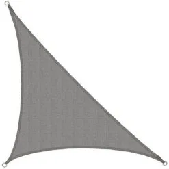 AMANKA Voile D'ombrage UV 3,6x3,6x5,1 HDPE Triangle Protection Solaire Jardin Gris - Grau 8 AMANKA Voile D'ombrage UV 3,6x3,6x5,1 HDPE Triangle Protection Solaire Jardin Gris - Grau -AMANKA Soldes Boutique 23203243 4