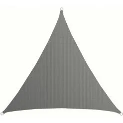 AMANKA Voile D'ombrage UV 5x5x5 M HDPE Triangle Protection Solaire Jardin Balcon Gris - Grau -AMANKA Soldes Boutique 23261531 4