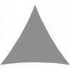 AMANKA UPF50+ Voile D'ombrage UV 3x3x3 Polyester Triangle Protection Hydrofuge Gris - Grau