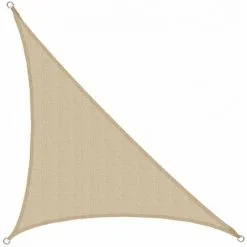 AMANKA Voile D'ombrage UV 3,6x3,6x5,1 HDPE Triangle Protection Solaire Toile Ivoire - Beige 7 AMANKA Voile D'ombrage UV 3,6x3,6x5,1 HDPE Triangle Protection Solaire Toile Ivoire - Beige -AMANKA Soldes Boutique 23261662 3