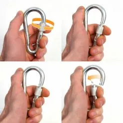 AMANKA 50cm Chaîne De Chaise Suspendue Pour 230kg 2 Mousquetons Suspension Hamac - Silber 8 AMANKA 50cm Chaîne De Chaise Suspendue Pour 230kg 2 Mousquetons Suspension Hamac - Silber -AMANKA Soldes Boutique 23728138 4