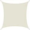 AMANKA UPF50+ Voile D'ombrage UV 2x2 M Polyester Carré Protection Solaire Hydrofuge - Beige