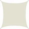 AMANKA UPF50+ Voile D'ombrage UV 4x4 M Polyester Carré Protection Solaire Hydrofuge - Beige