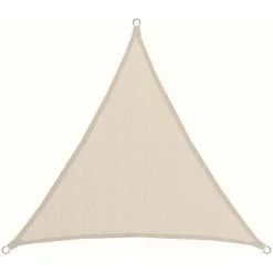 AMANKA UPF50+ Voile D'ombrage UV - 2x2x2 Polyester Triangle Protection Solaire - Beige