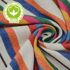 AMANKA Chaise Suspendue Avec 2 Coussins Réversibles Balançoire D'extérieur Pour Balcon - Bunt 8 AMANKA Chaise Suspendue Avec 2 Coussins Réversibles Balançoire D'extérieur Pour Balcon - Bunt -AMANKA Soldes Boutique 35523861 4