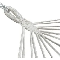 AMANKA Double Hamac Avec Support à 120 Kg 200x120cm Structure Extérieure En Métal Cadre - Braun -AMANKA Soldes Boutique 35534258 5