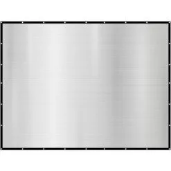 AMANKA 99% Filet D'Ombrage De Jardin 3x4m Voile Solaire En Aluminium Protection - Silber