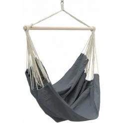 AMANKA Chaise Suspendue XXL Pour 2 Personnes 185x130 Chaise Suspendue Jusqu'à 150 Kg - Grau -AMANKA Soldes Boutique 44826662 3