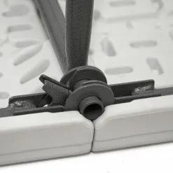 AMANKA Ensemble De Table à Bière En Plastique Pour 8 Personnes 180 X 70cm 2 Bancs Blanc - Weiss -AMANKA Soldes Boutique 49166993 5