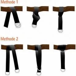 AMANKA 300 Kg Fixation à Bascule 2 Sangles - 300 X 5 Cm Arbre Résistant à La Déchirure -AMANKA Soldes Boutique 49704299 5